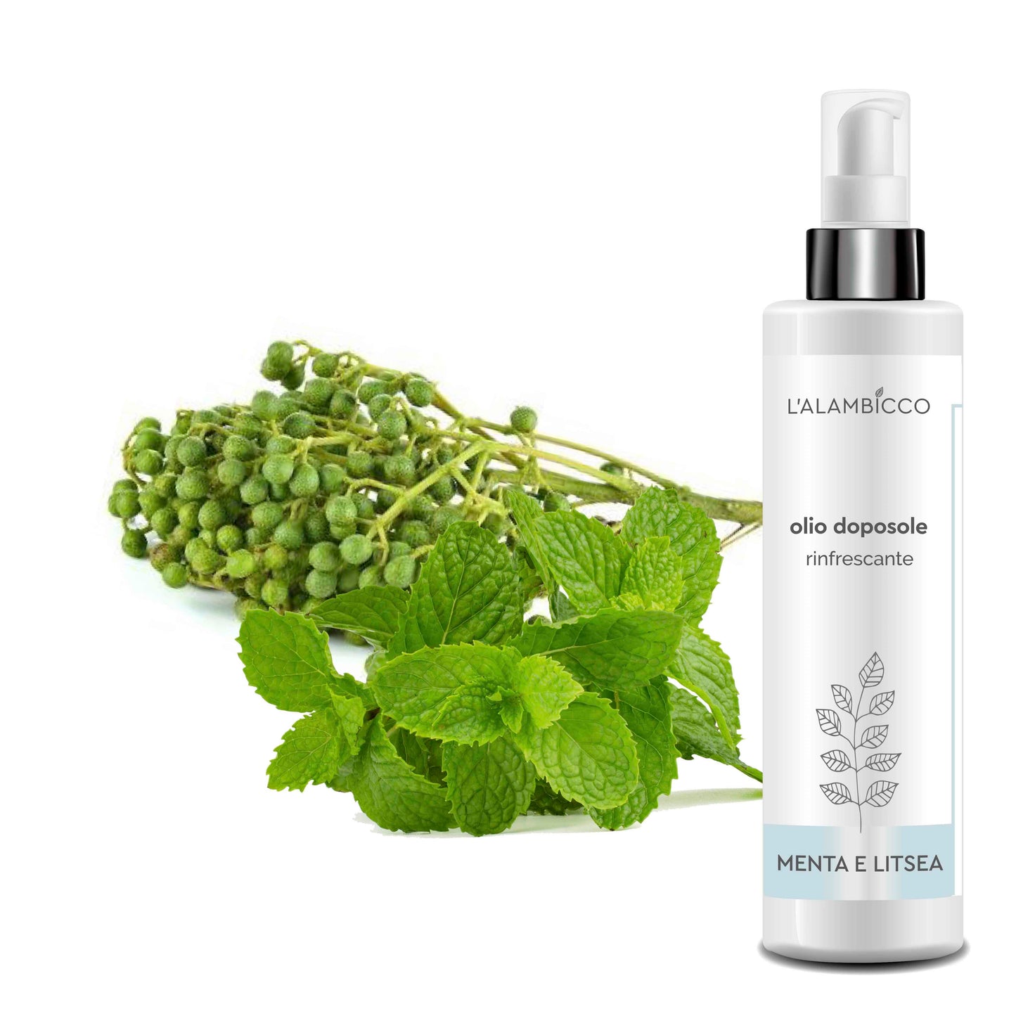 OLIO DOPOSOLE Menta e Litsea 100 ml