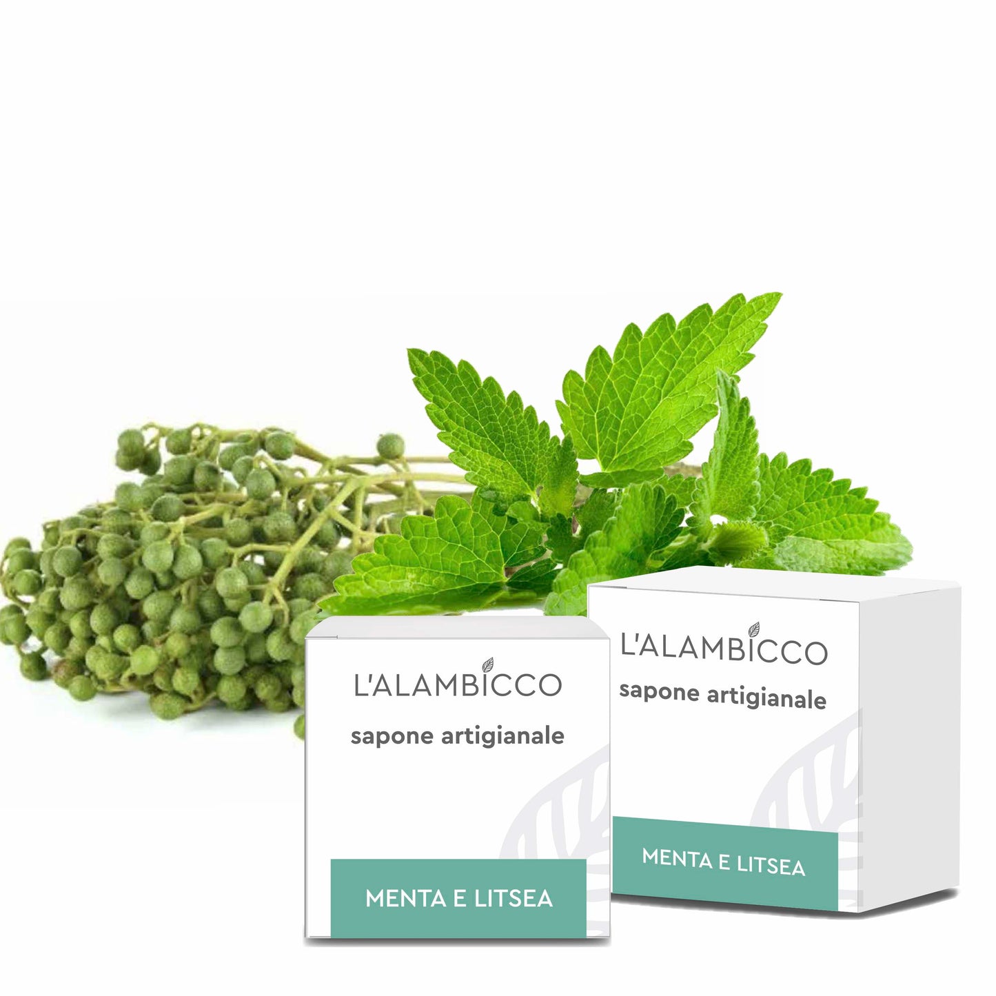 SAPONE VEGETALE MENTA E LITSEA 65 gr