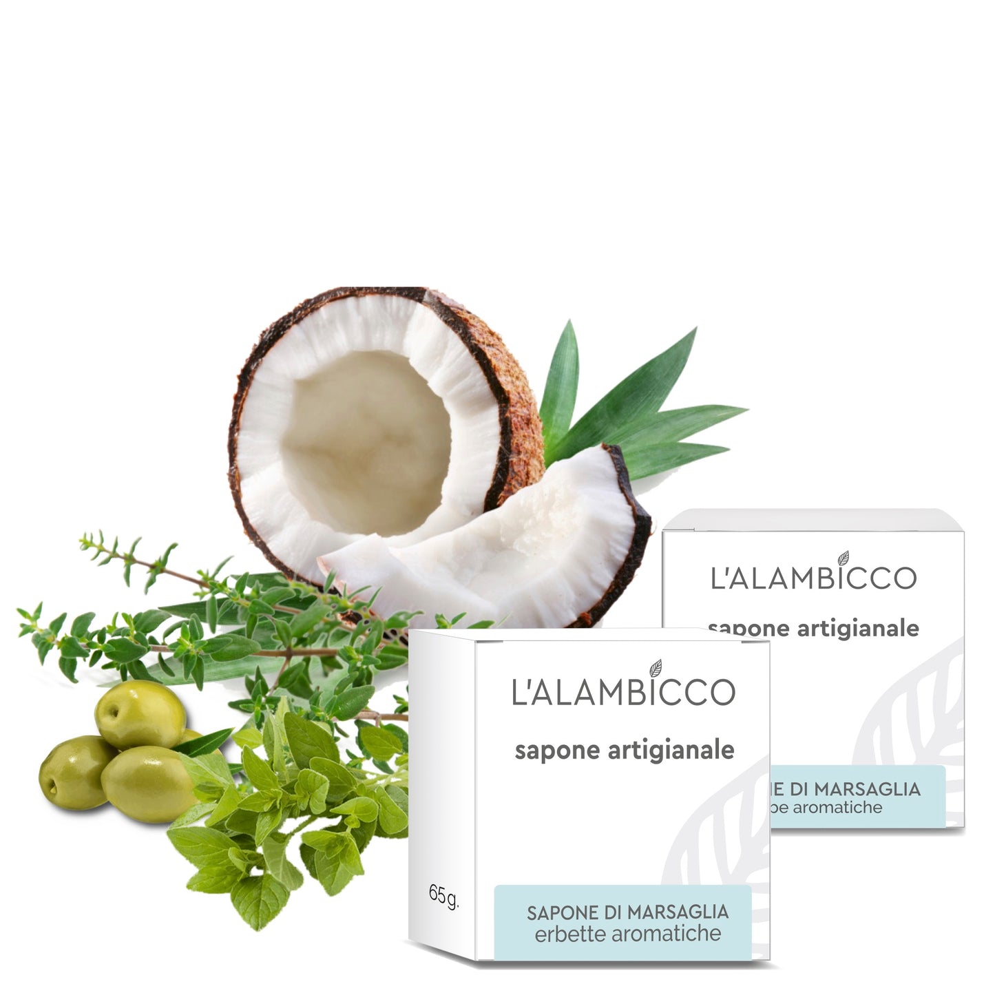 SAPONE DI MARSAGLIA erbe aromatiche 65 gr