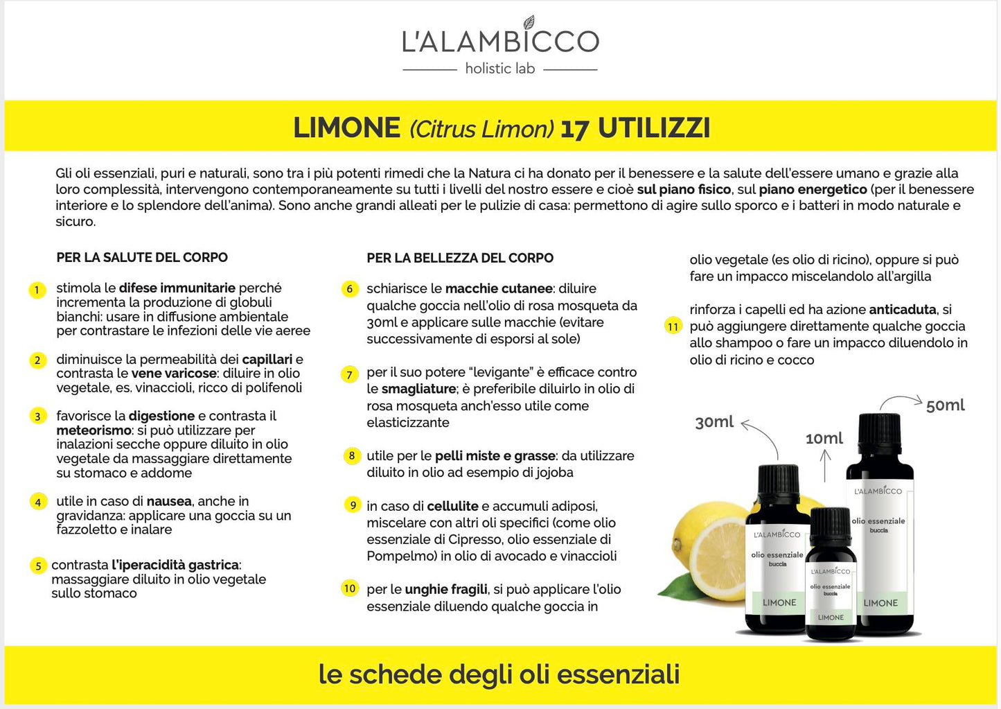 OLIO ESSENZIALE DI LIMONE