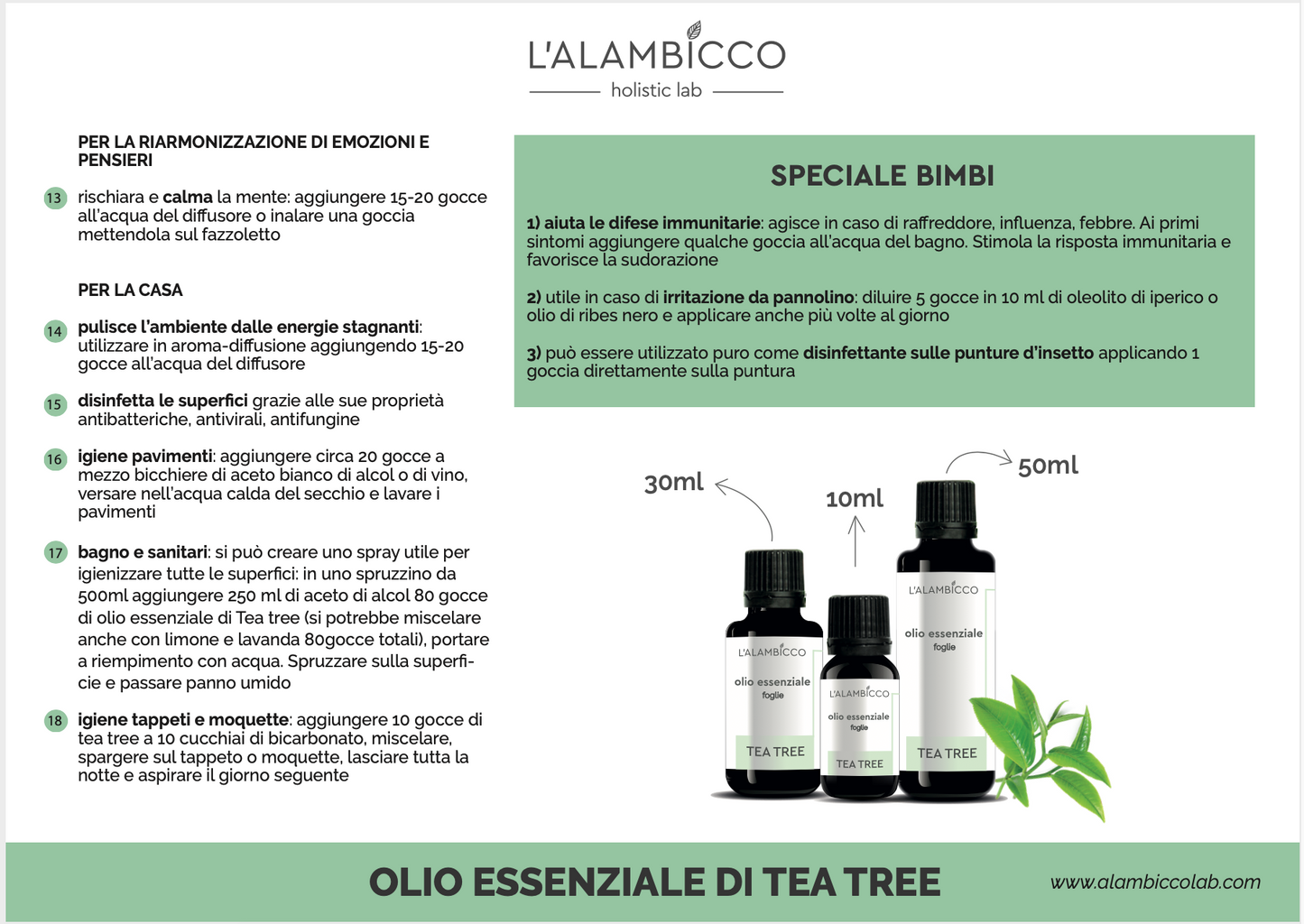 OLIO ESSENZIALE DI TEA TREE
