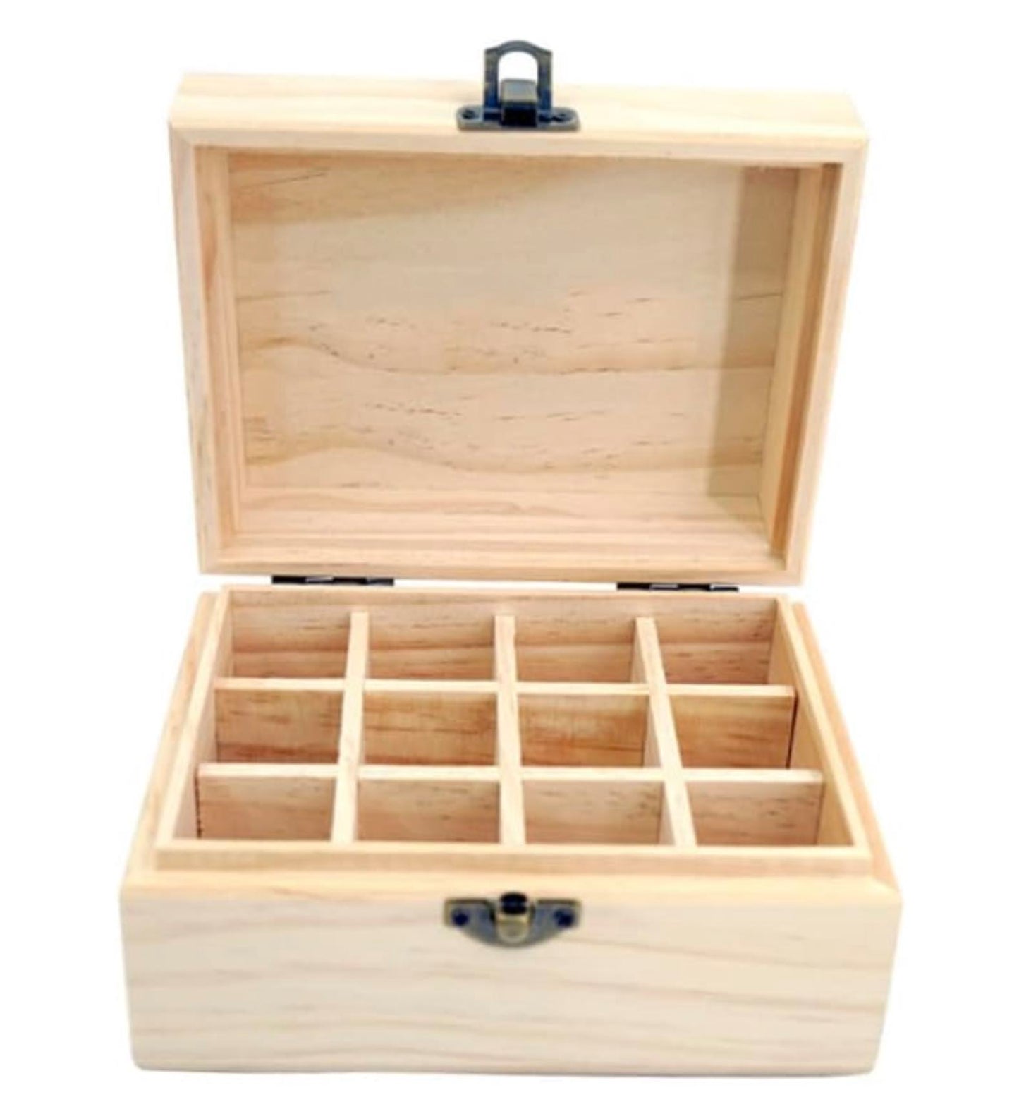 COFANETTO LEGNO PER OLI ESSENZIALI 12 FLACONI