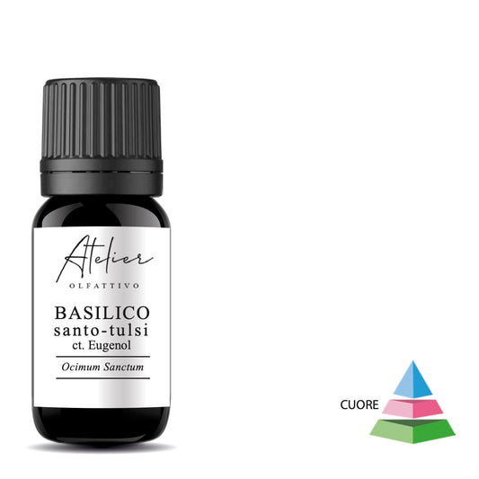 OLIO ESSENZIALE DI BASILICO TULSI - CT. EUGENOLO - 10 ML