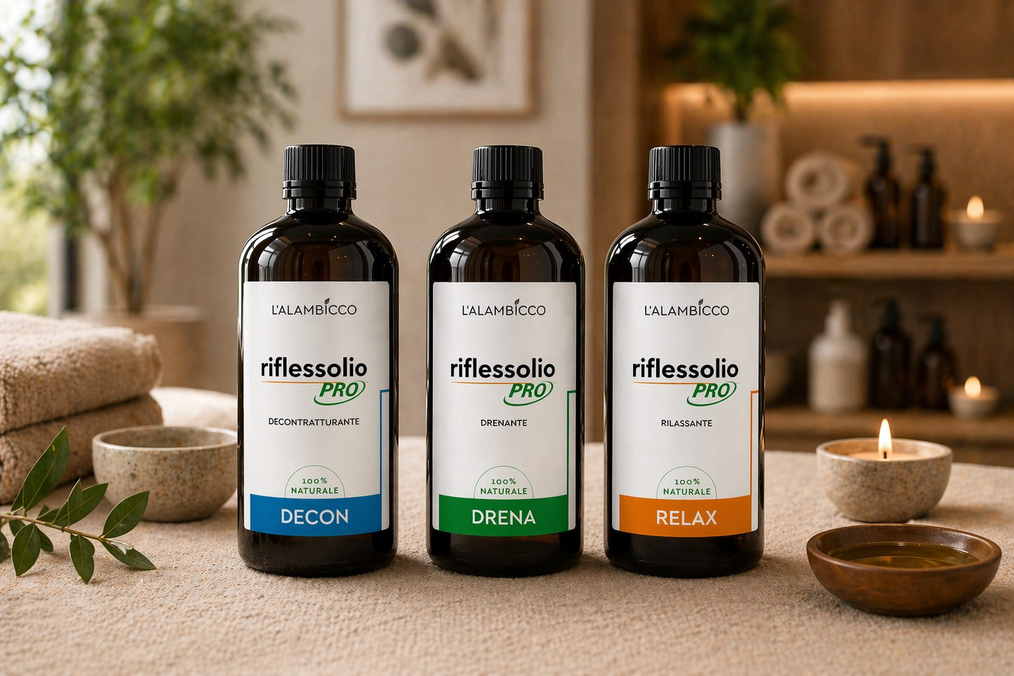 RIFLESSOLIO PRO - RILASSANTE 1 litro