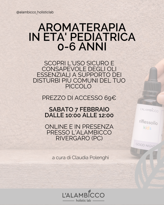 AROMATERAPIA in ETA' PEDIATRICA 0-6 anni