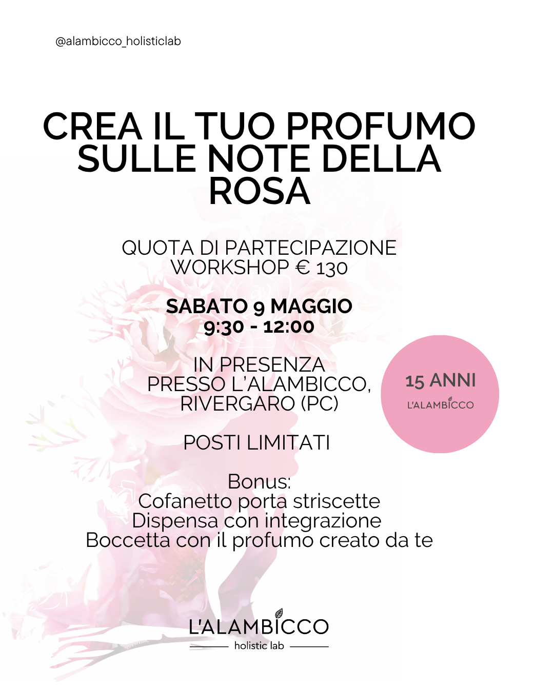 Crea il tuo profumo sulle note della Rosa