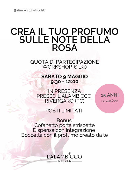 Crea il tuo profumo sulle note della Rosa